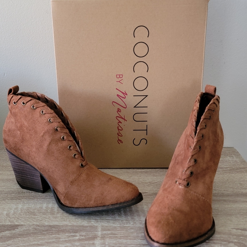 New in Box Coconuts by Matisse ALABAMA saddle brown soze 6